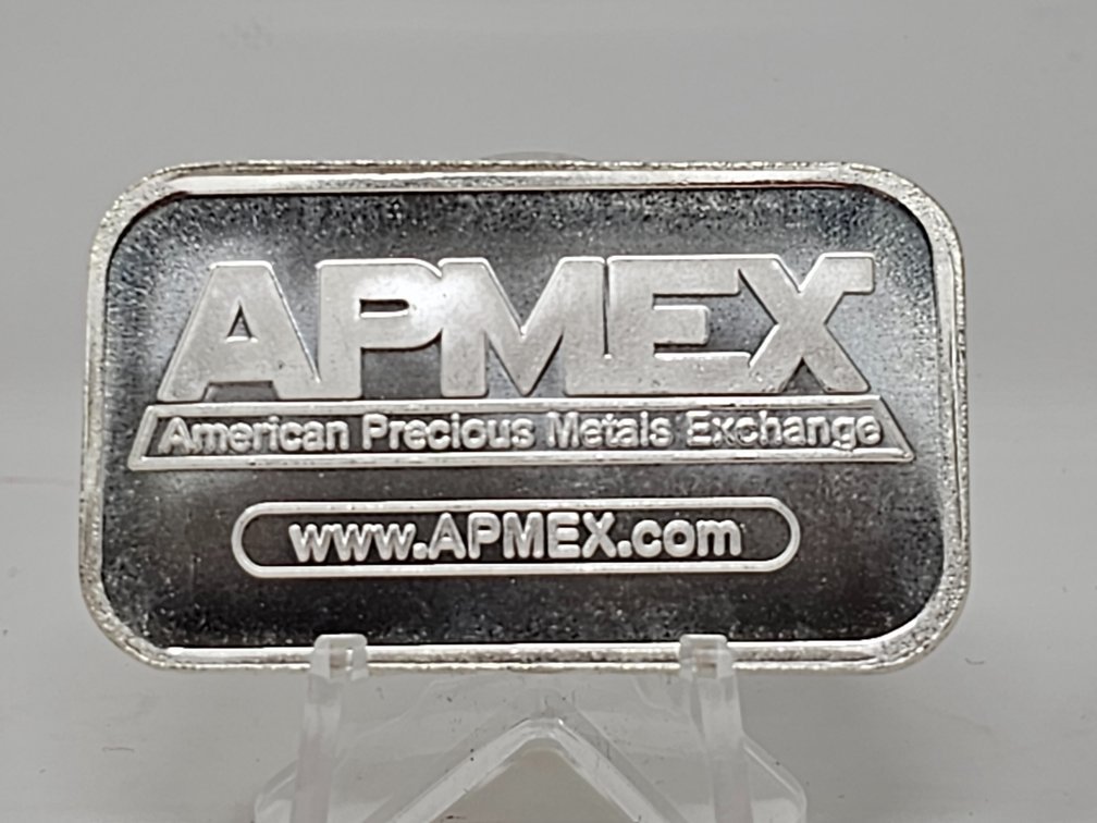 APMEX Silver Bar 1 Oz .999 Silver Bar