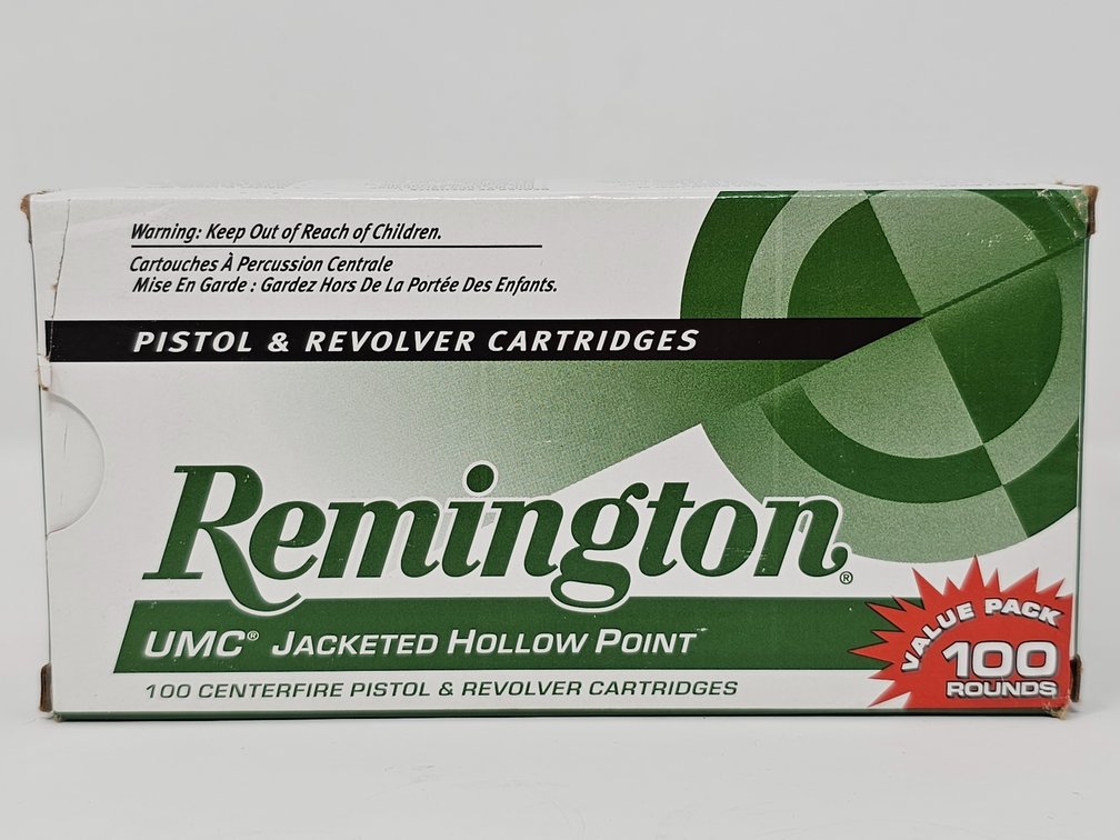 Remington UMC Jacketed Hollow-Point - 40 S&W - 180-Grain - 100 Rounds 