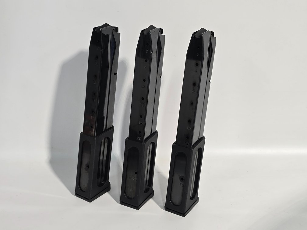 (3) Beretta 92 30 Rd Capacity Magazines