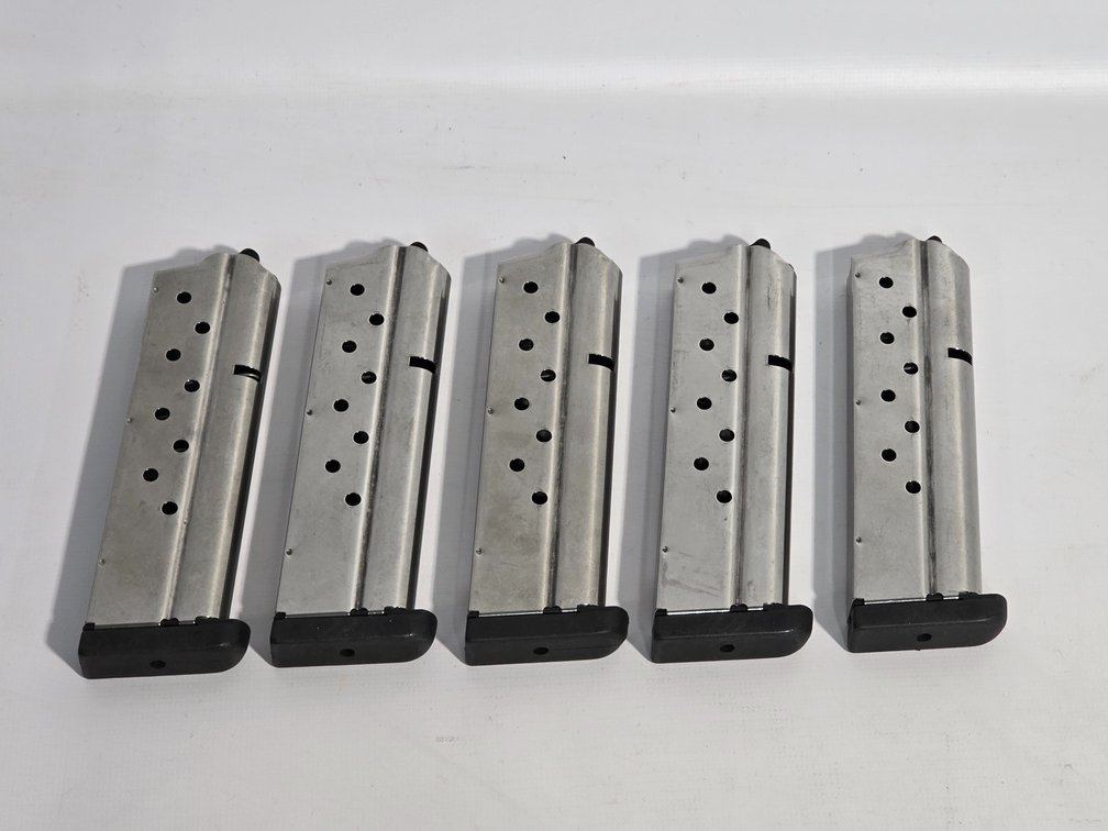 (5) Sig Sauer 1911 8 Rd 9mm Magazines