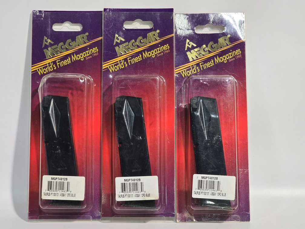 (3) Taurus .40 S&W Magazines