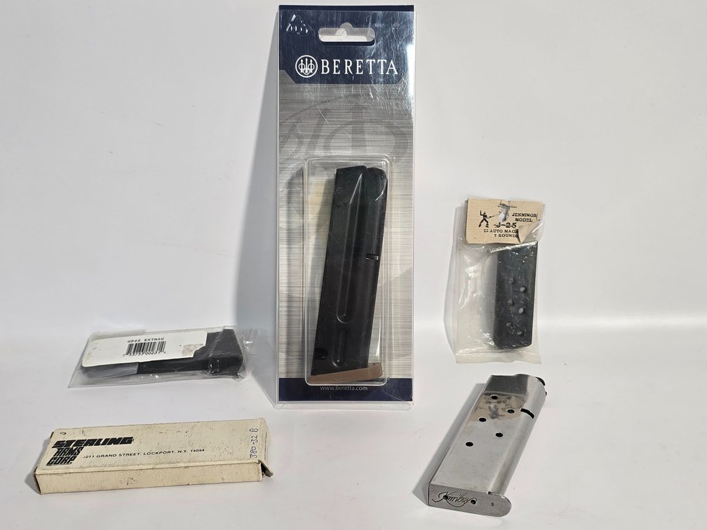 (5) Assorted Magazines - Beretta, Sterling, Kimber & Others