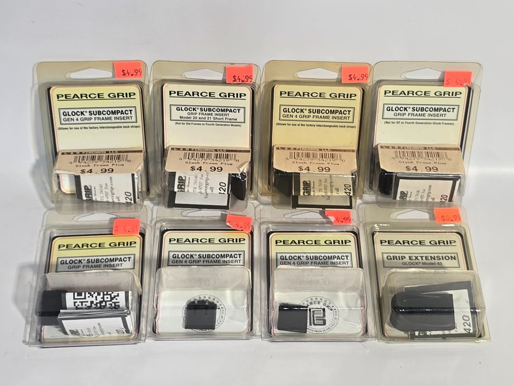 (8) Pearce Grip Glock Grip Insert