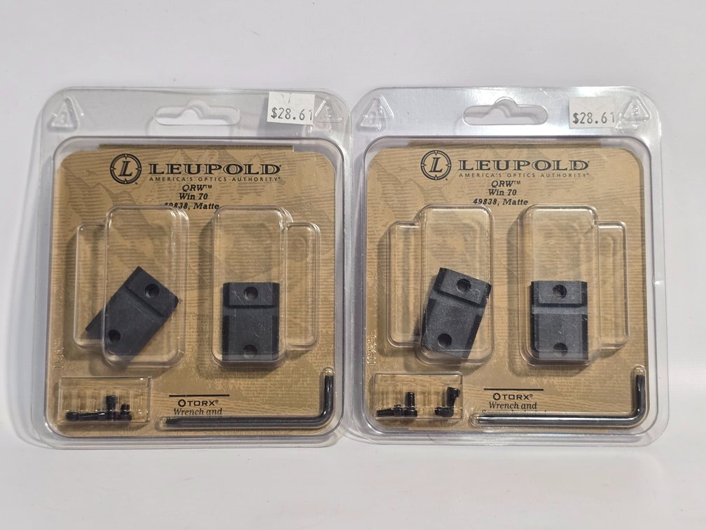 Leupold QRW Bases for Winchester 70 - (2) Packs
