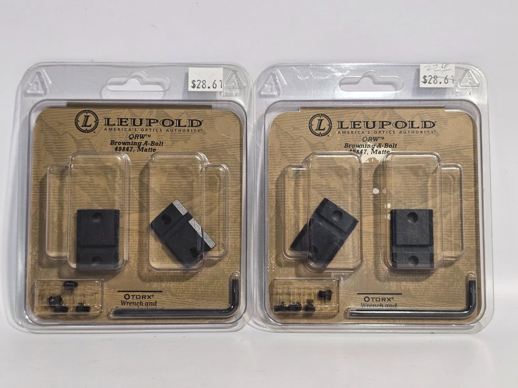 Leupold QRW for Browning A Bolt - (2) Packs