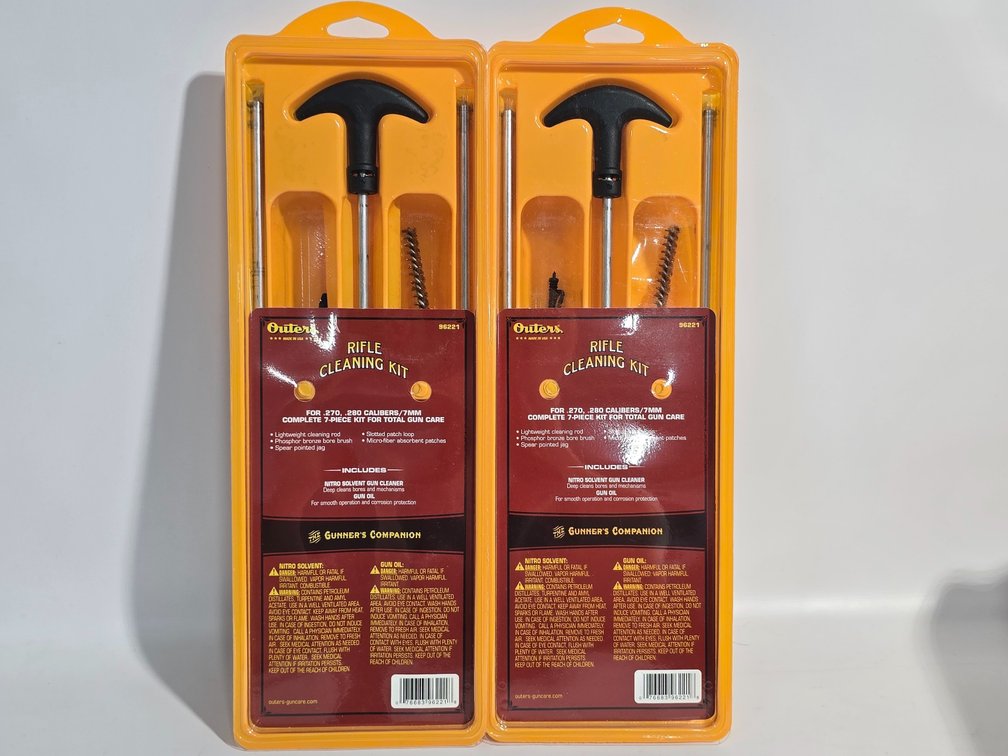 (2) Outers Rifle Cleaning Kits 