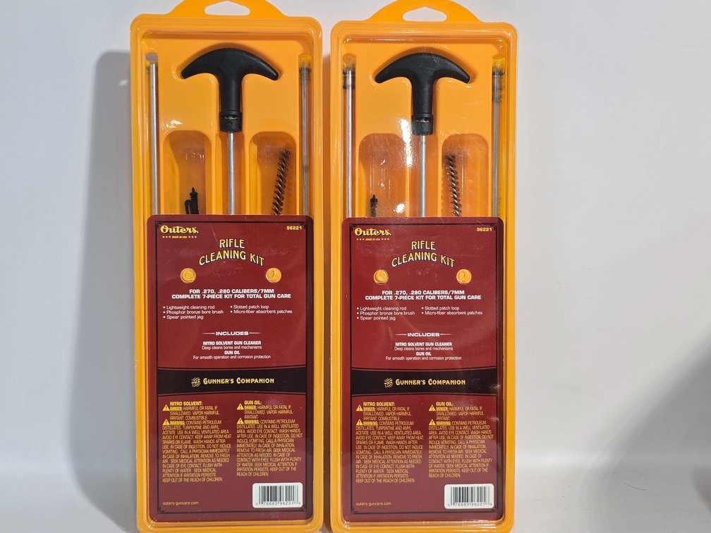 (2) Outers Rifle Cleaning Kits 
