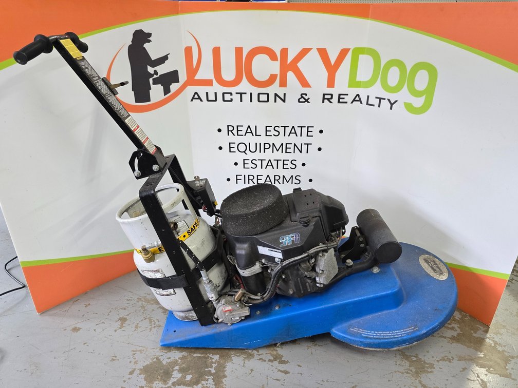 Clean freak 21" Propane Floor Burnisher - Kawasaki Motor - Untested 
