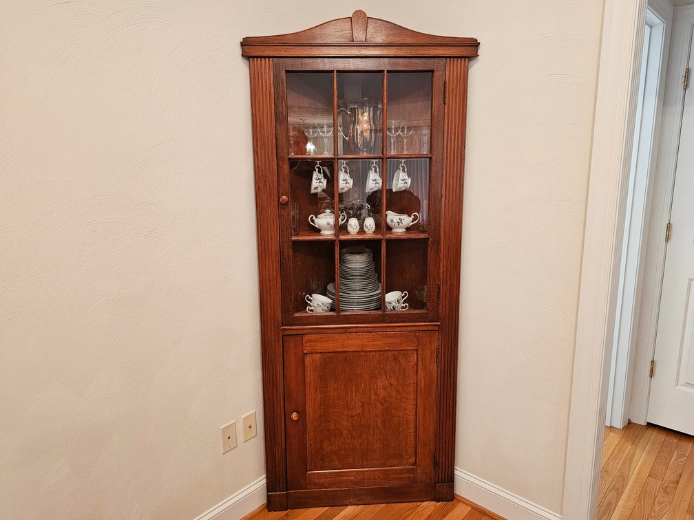 Corner Cabinet - Measures 78" Tall x 34" Wide x 25" Deep