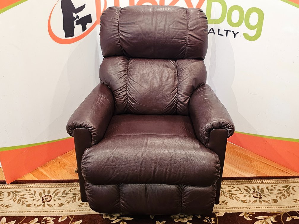 LA-Z-Boy Leather Recliner - Measures 40" Tall x 33" Wide x 39" Deep