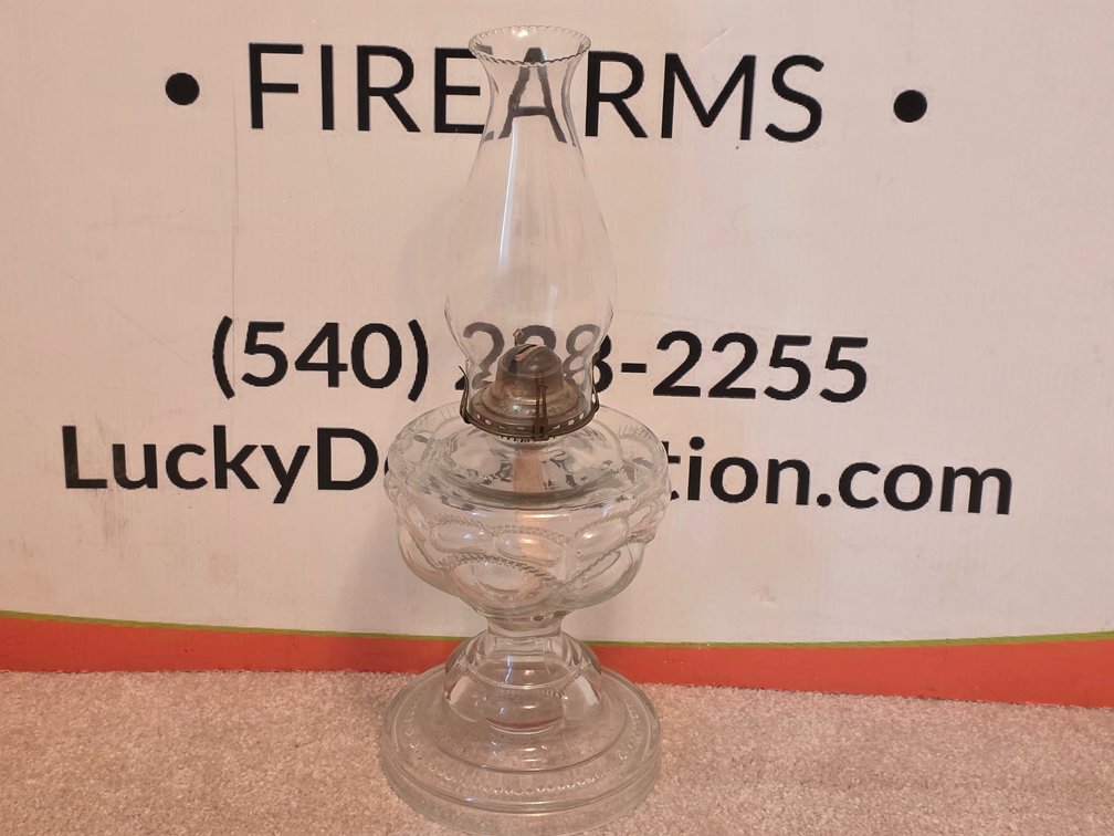 Antique Peanut Oil Lamp