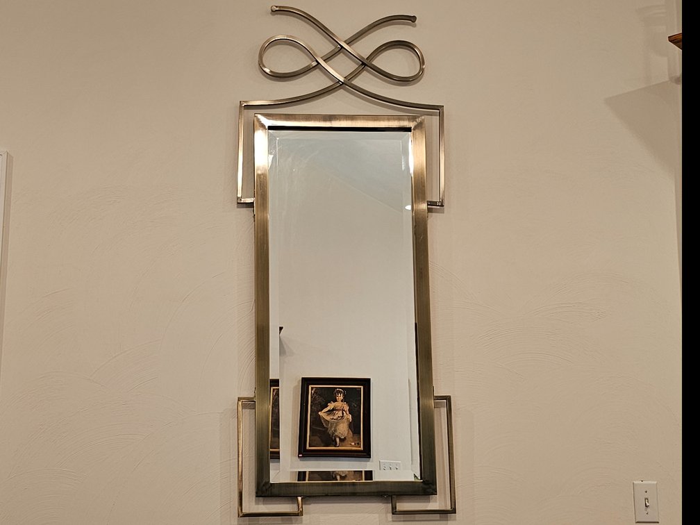 Modern Wall Mirror - Measures 58" x 24"