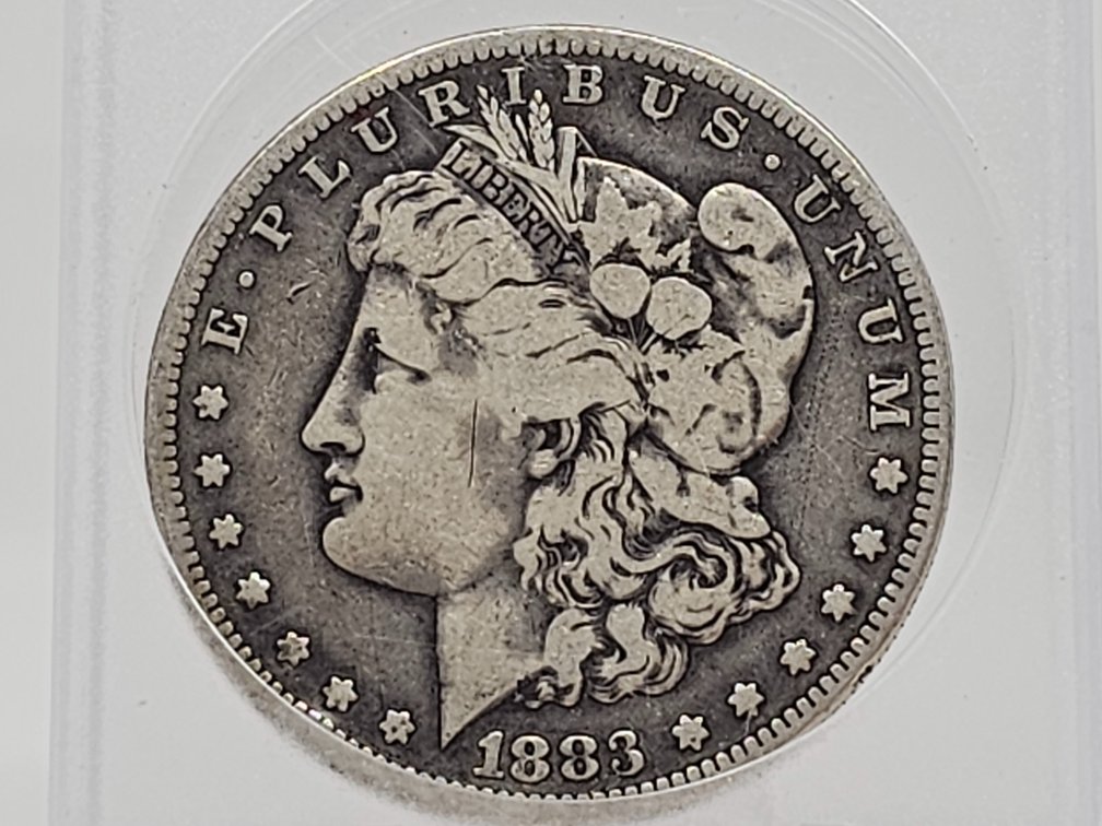 1883-S Morgan Silver Dollar w/ Capsule