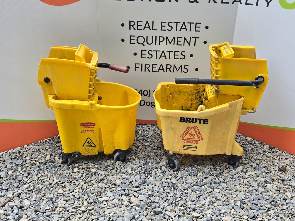 Rubbermaid WaveBrake Bucket/Wringer - Side Press