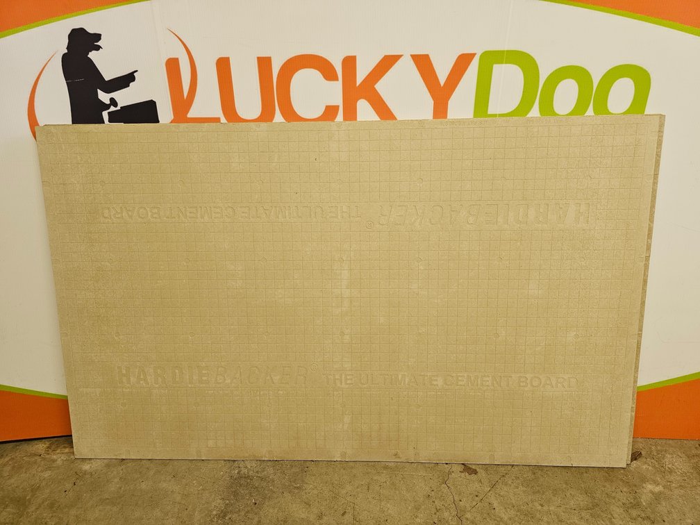 (3) Sheets of 1/4" Hardie Backer Cement Board (3' x 5')
