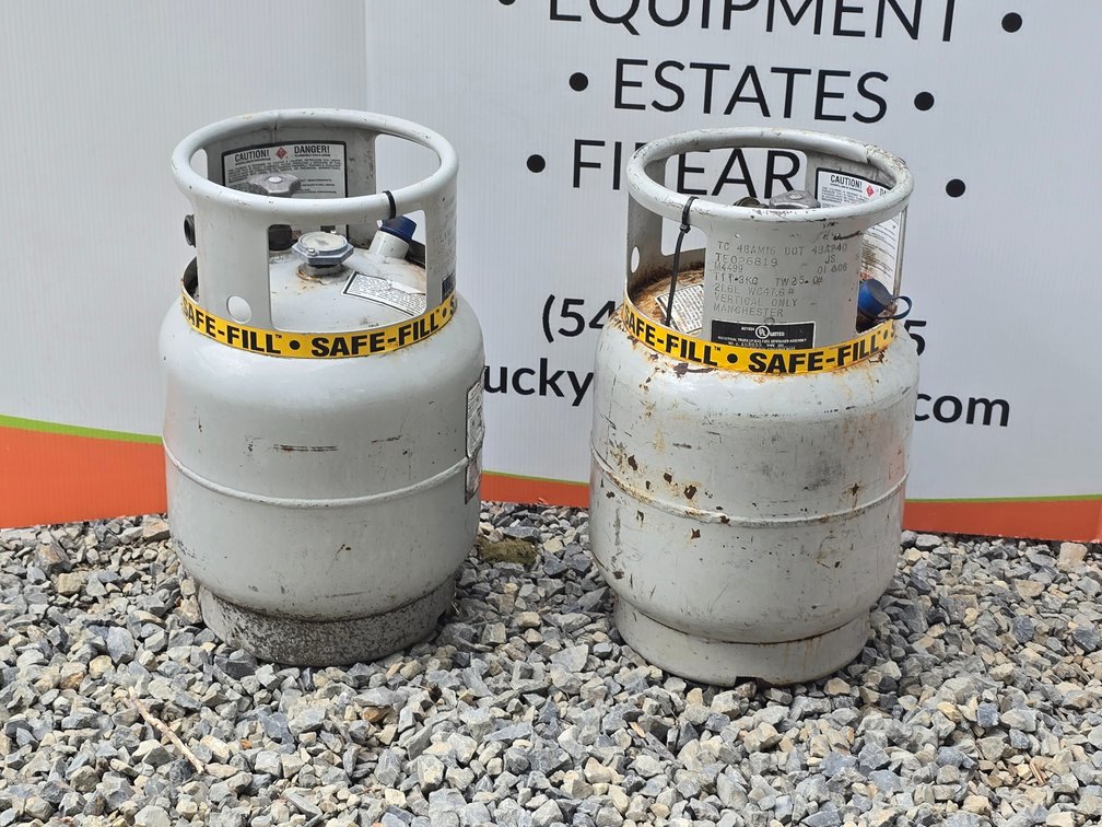 (2) Forklift Propane Tank Cylinders