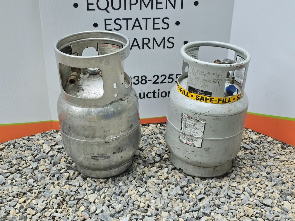 (2) Forklift Propane Tank Cylinders