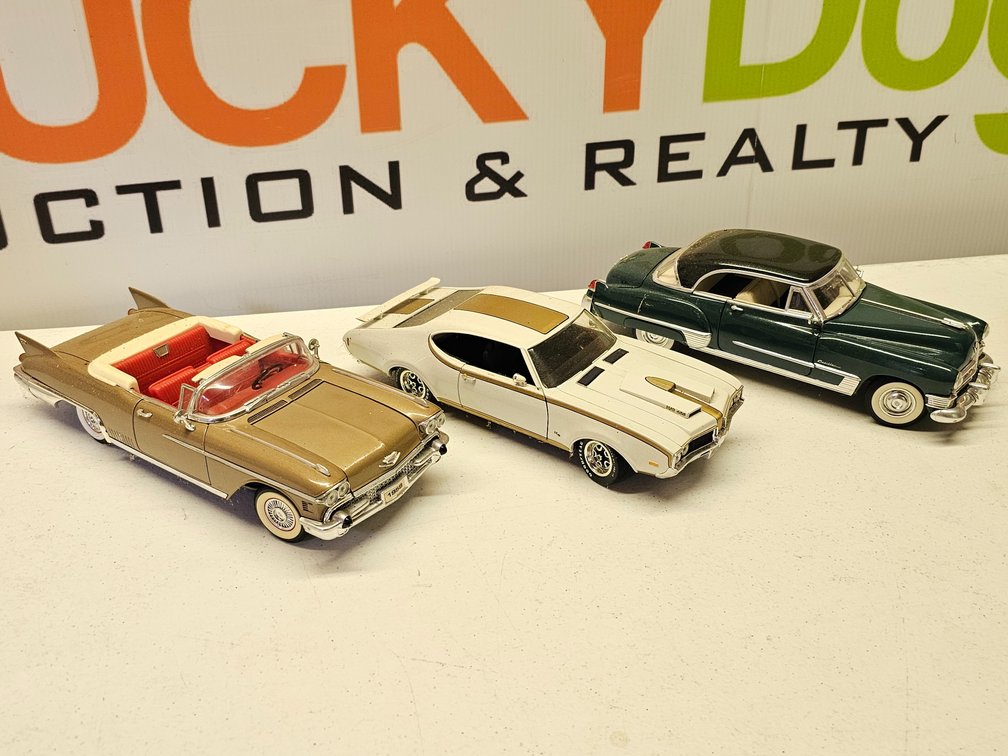 1/18th Scale Diecast Cars - 3 Included 