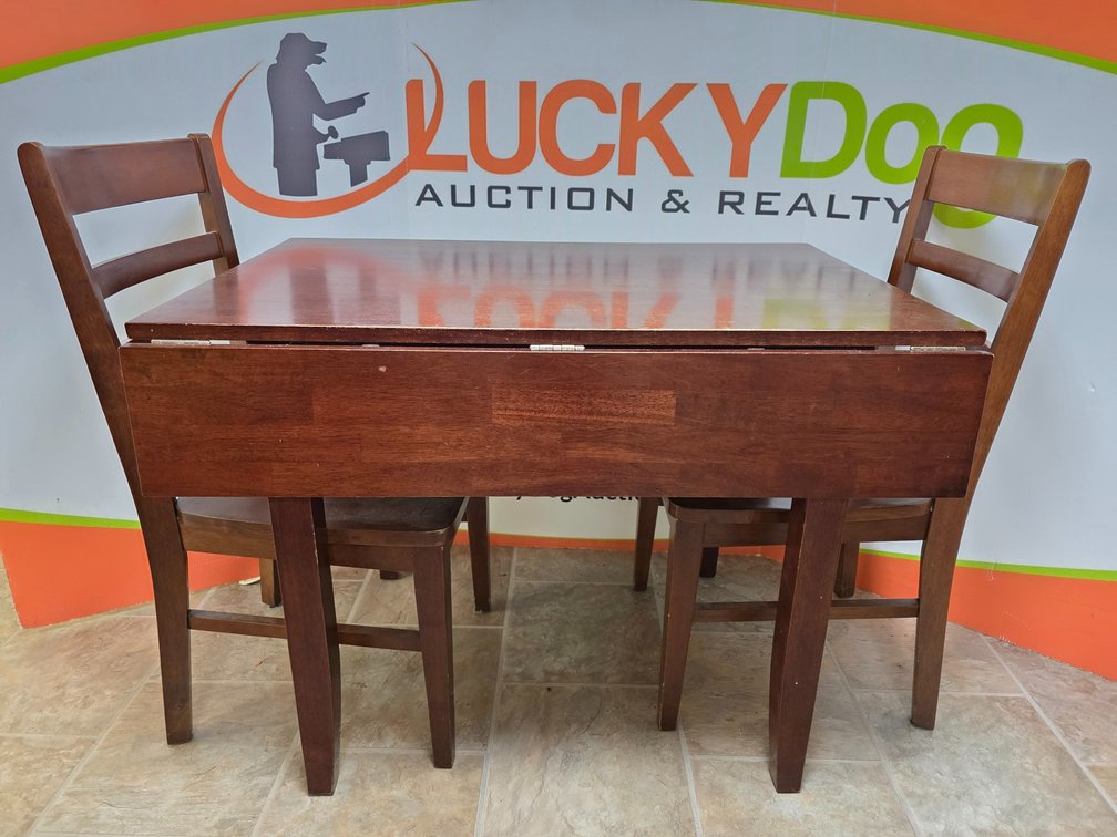 Three Piece Dining Set Drop Leaf Table