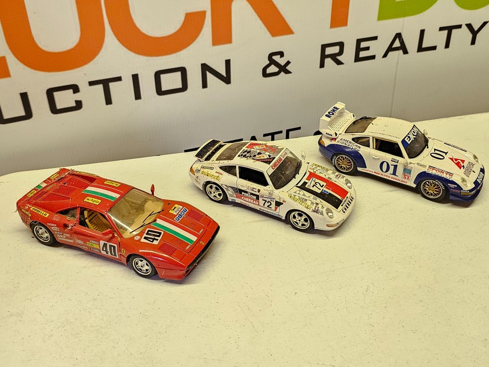 1/18th Scale Diecast Cars - 3 Included 