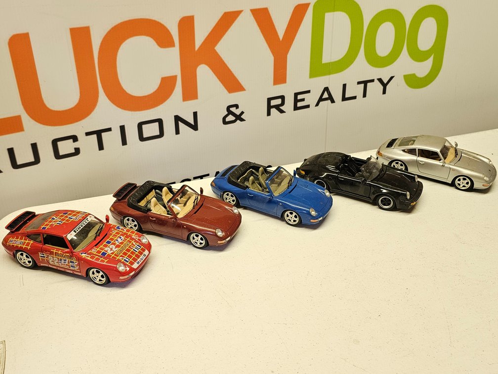 1/18th Scale Diecast Cars - 5 Included 