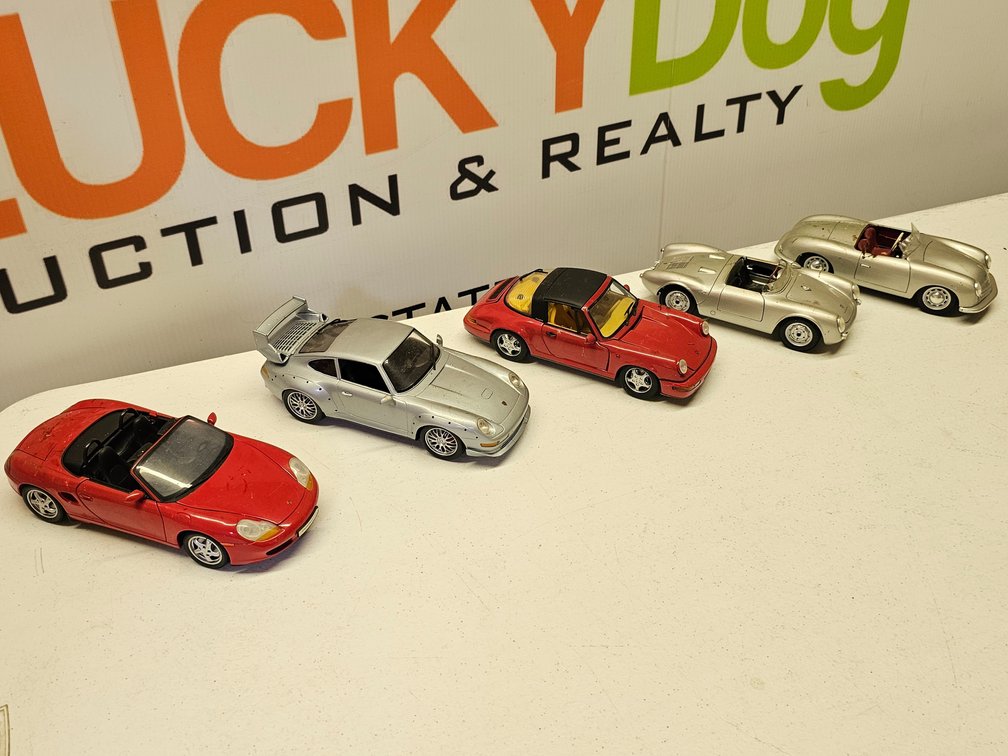 1/18th Scale Diecast Cars - 5 Included 