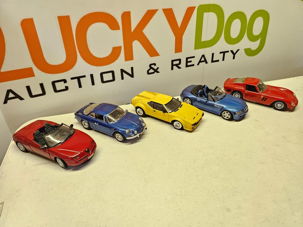 1/18th Scale Diecast Cars - 5 Included 