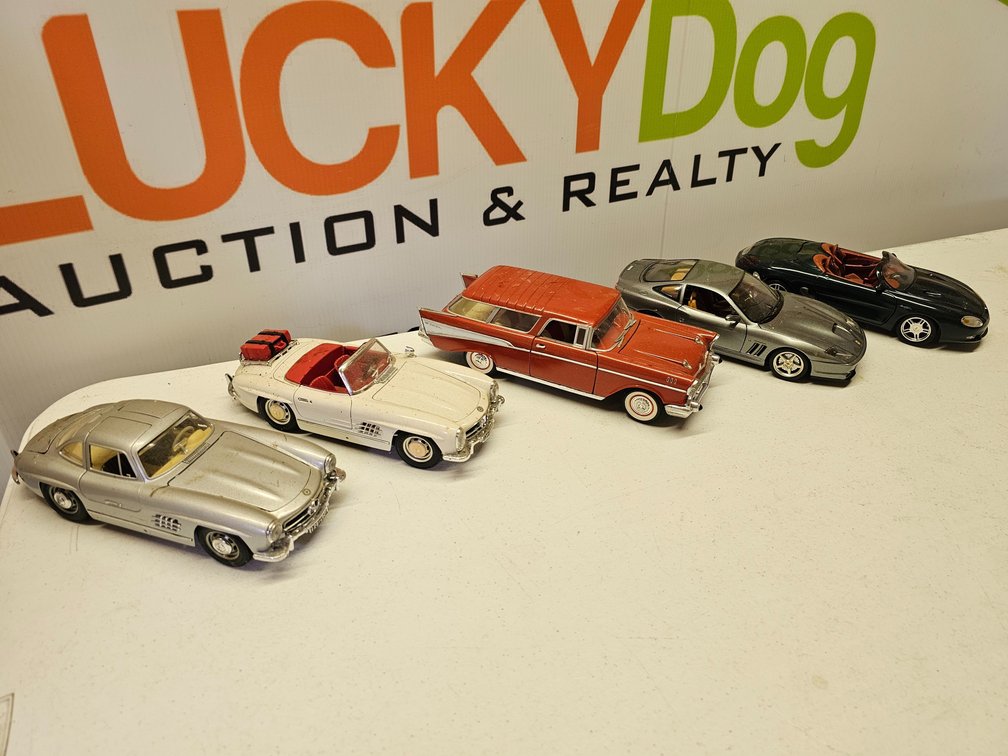 1/18th Scale Diecast Cars - 5 Included 
