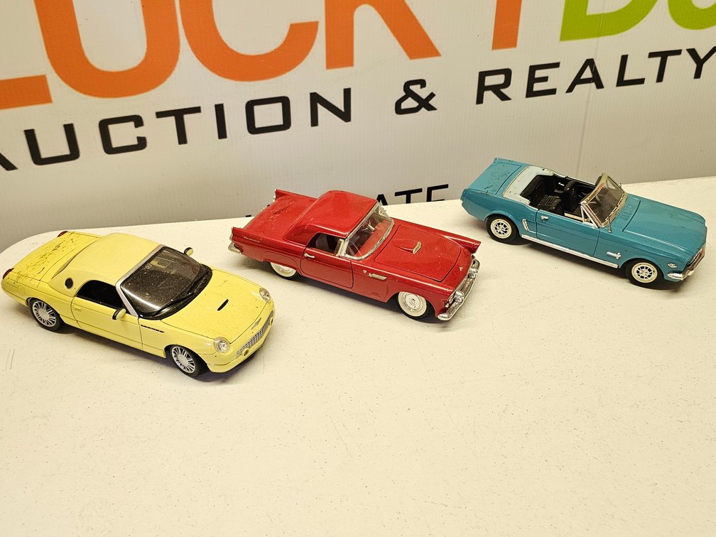 1/18th Scale Diecast Cars - 3 Included 