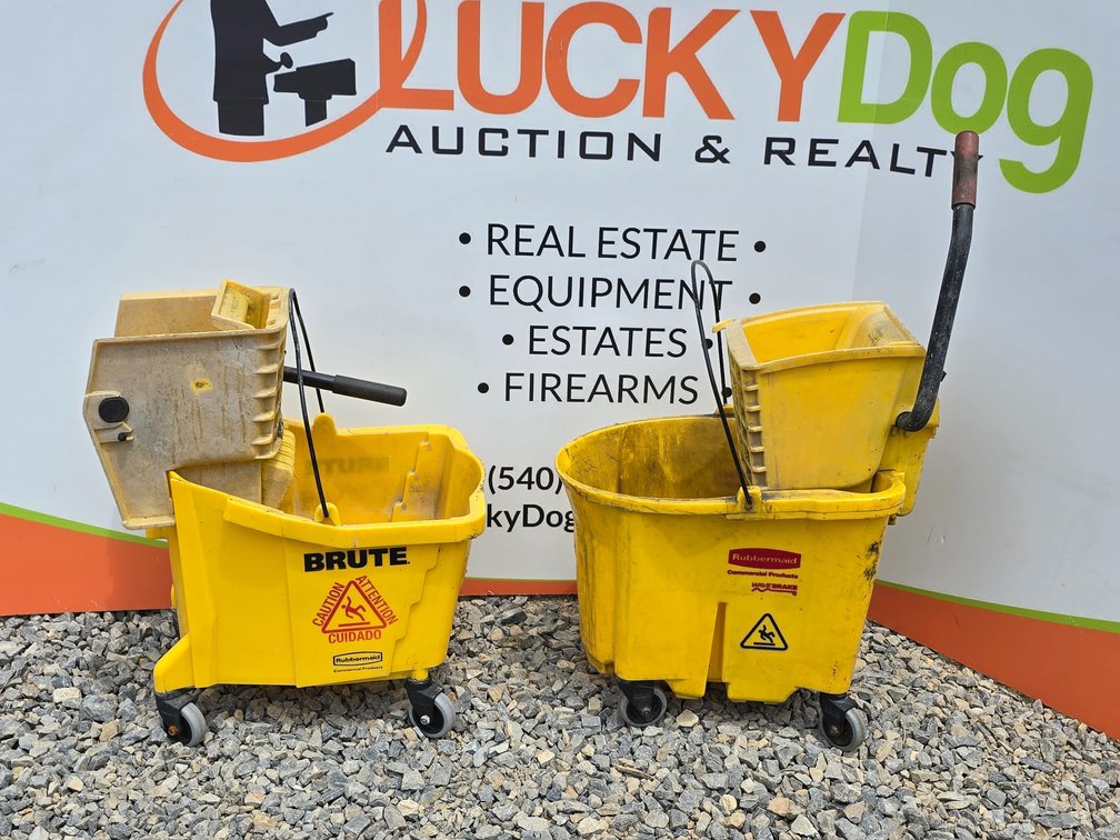 (2) Rubbermaid Bucket/Wringer - Side Press