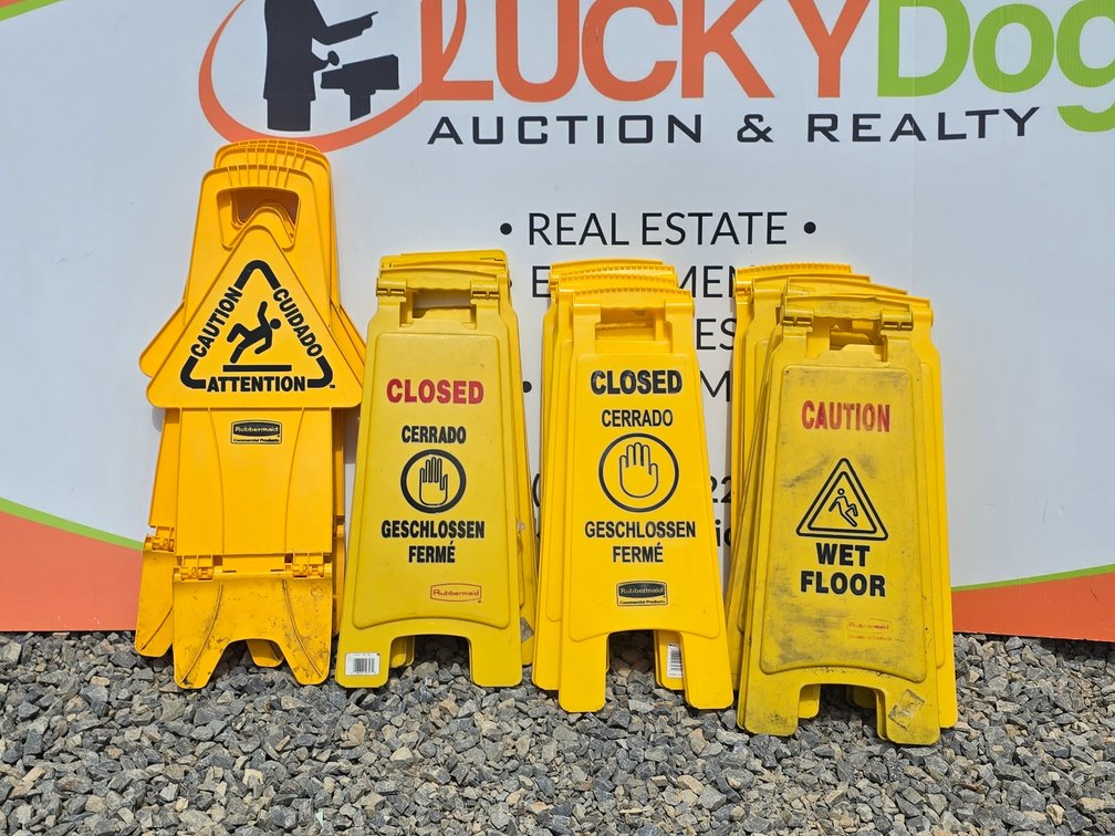 Assorted Janitorial Signs 15 +/- Included 