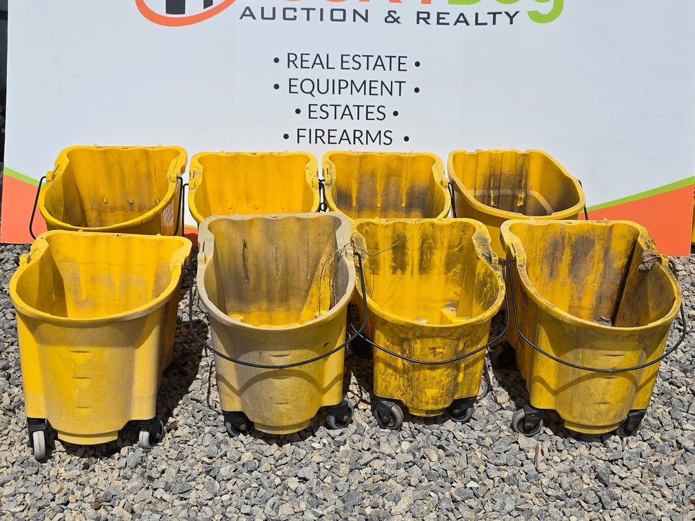 (8) Rubbermaid Mop Buckets