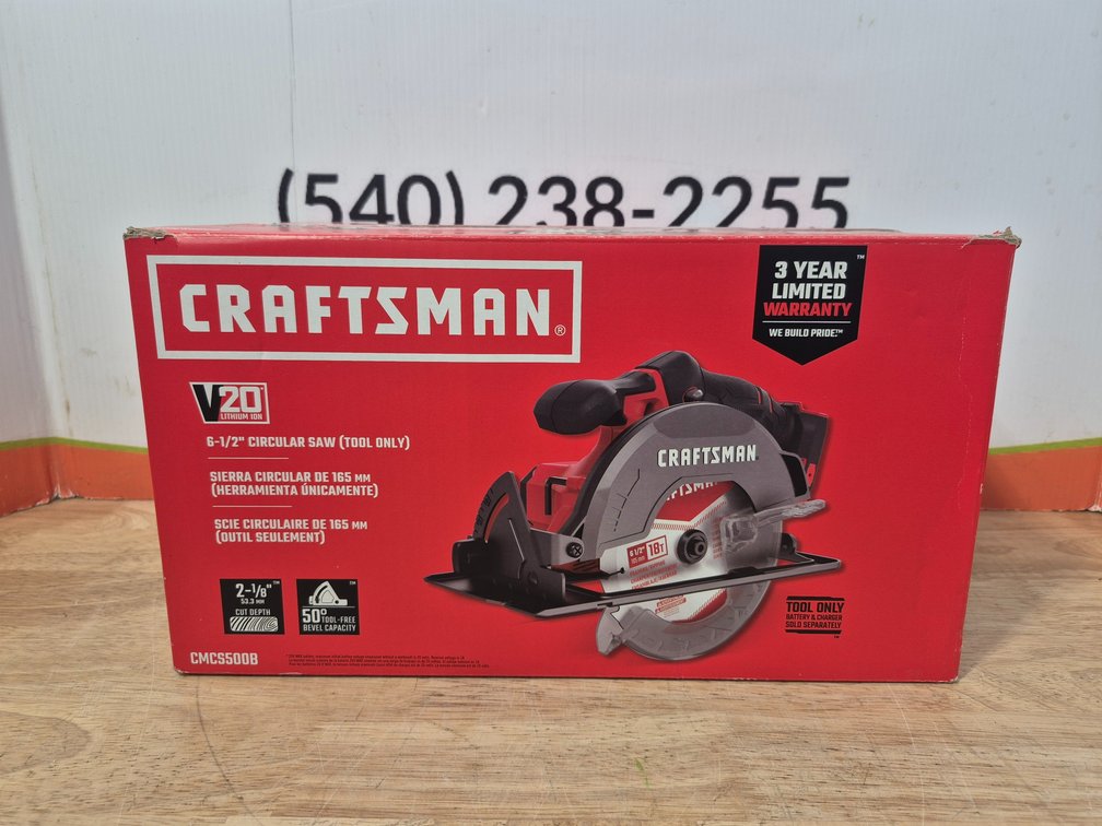 Craftsman V20 6-1/2" Circular Saw (Tool Only)