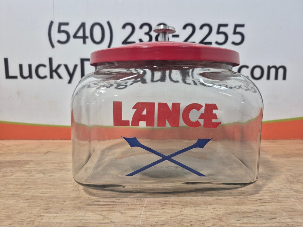 Lance Cracker Jar Measures - 8" Tall × 8.5" Wide 