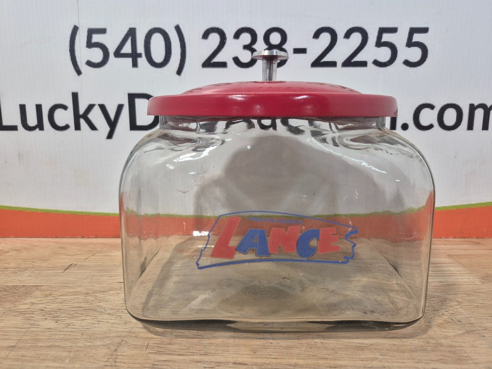 Lance Cracker Jar Measures - 8" Tall × 8.5" Wide 