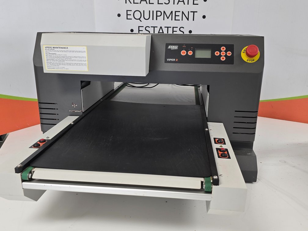 DTG Viper 2 Direct-to-Garment Printer w/ Accessories & Manual