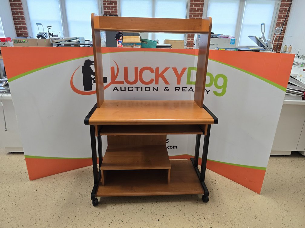 3 Tier Computer Desk - 58" T x 38" W x 21" D
