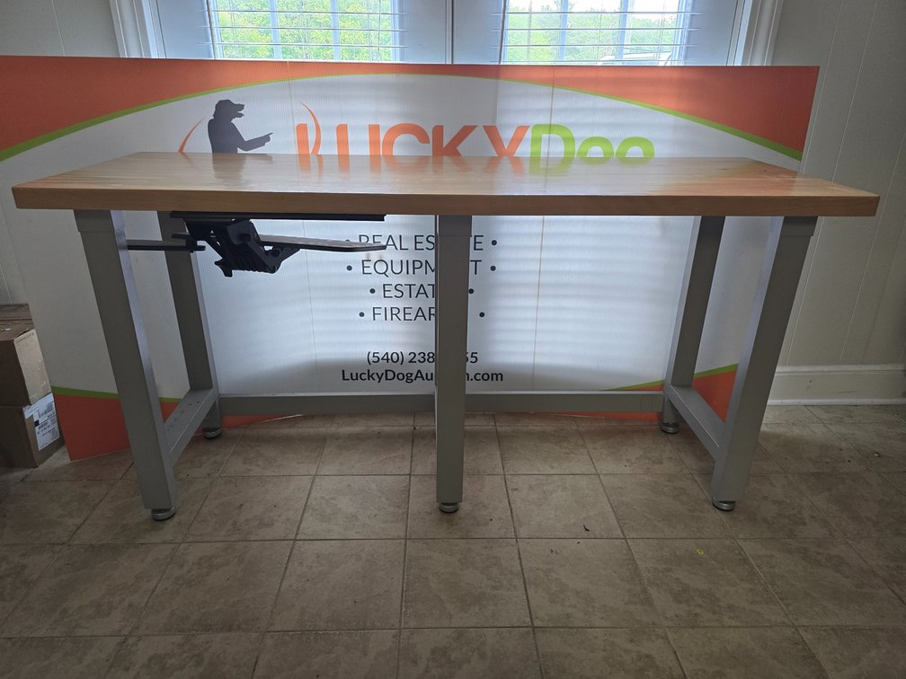 Workbench w/ Swilveling Keyboard - 37" T x 72" L x 25" D 