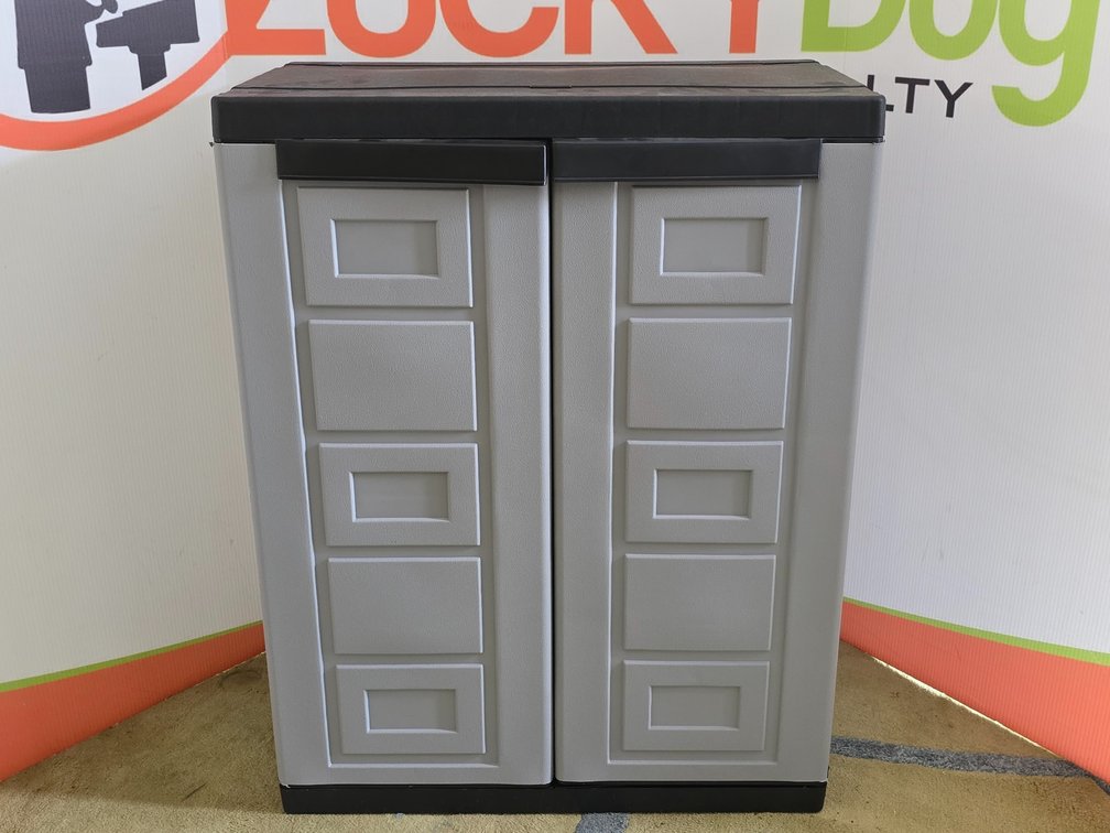 Plastic Storage Cabinet  -  34" T x 26" W x 16" D
