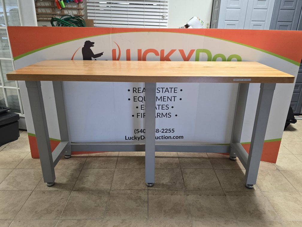 Workbench  - 37" T x 72" L x 25" D 