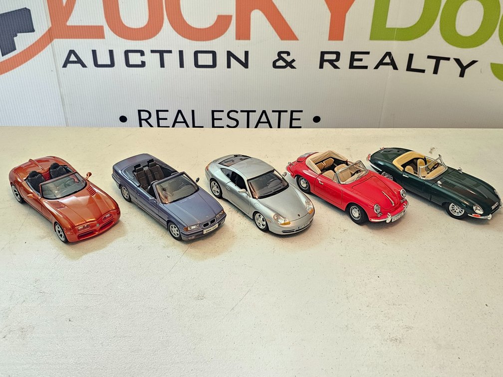 1/18th Scale Diecast Cars - 5 Included 