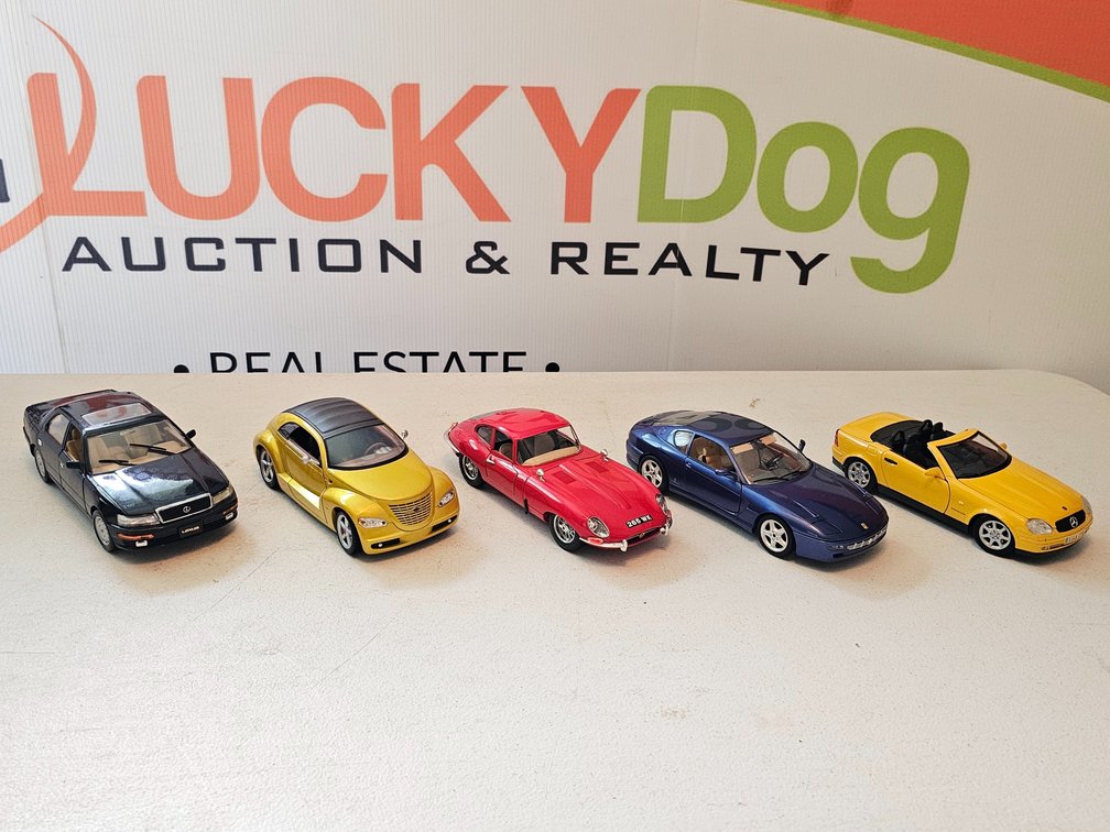 1/18th Scale Diecast Cars - 5 Included 