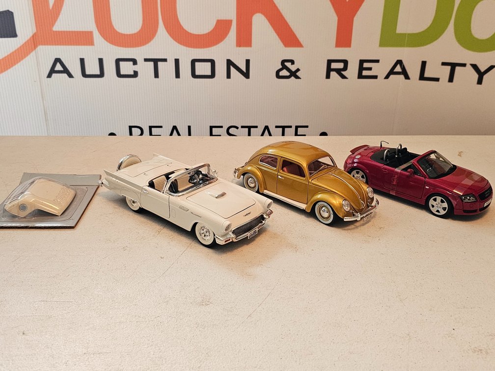 1/18th Scale Diecast Cars - 3 Included 