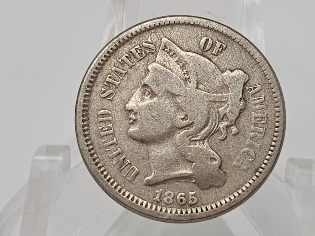 1865 3-Cent Nickel 