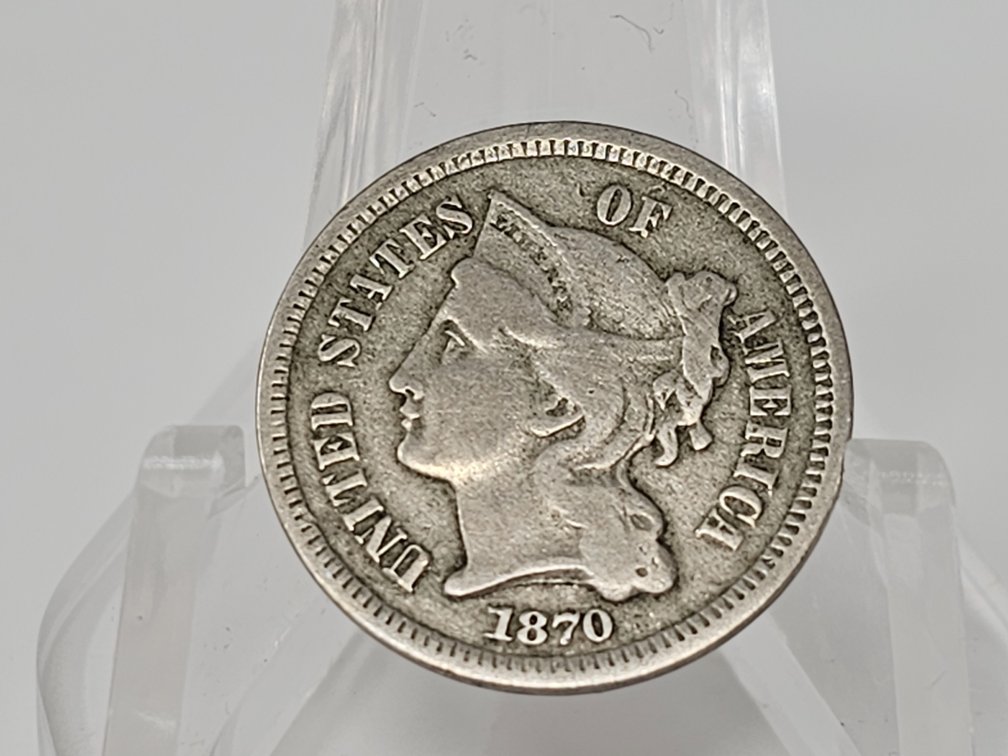 1870 3-Cent Nickel 