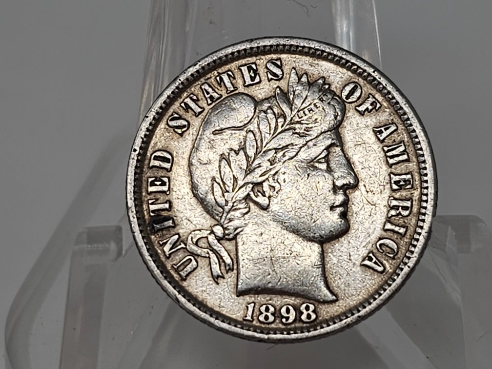 1898 Silver Barber Dime