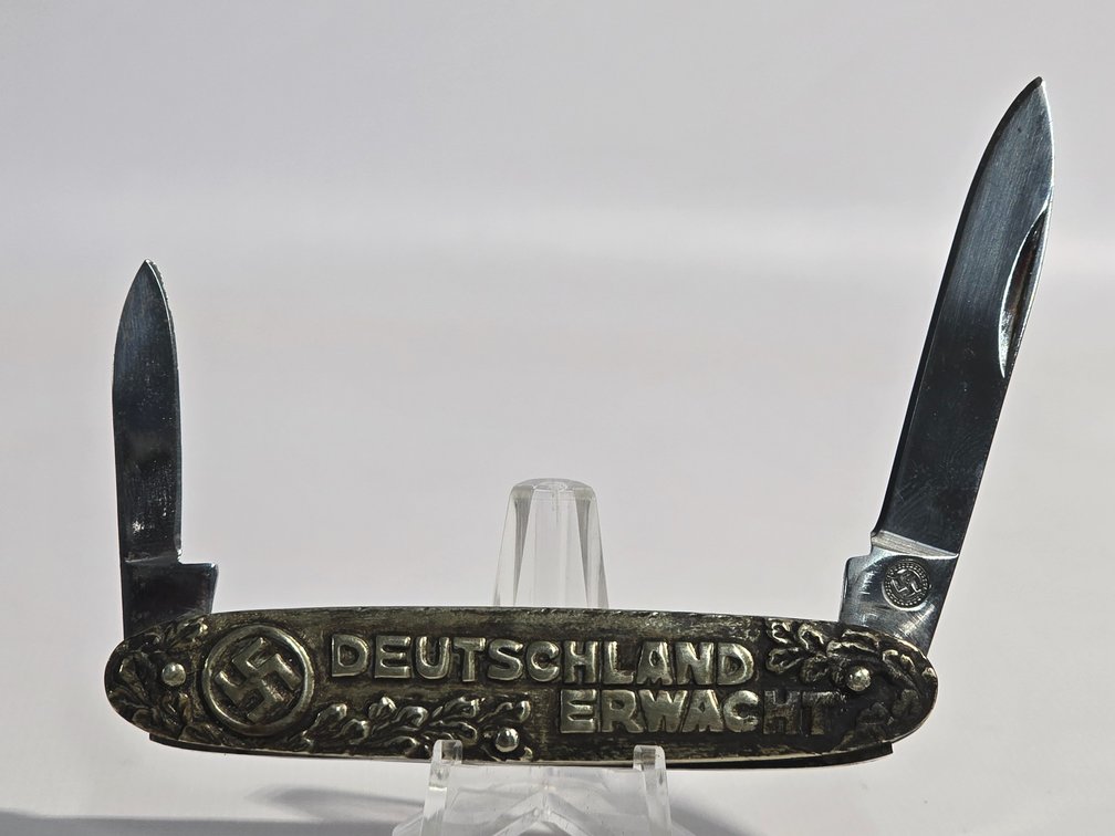 German WWII Deustchland Erwacht 2 Blade Knife