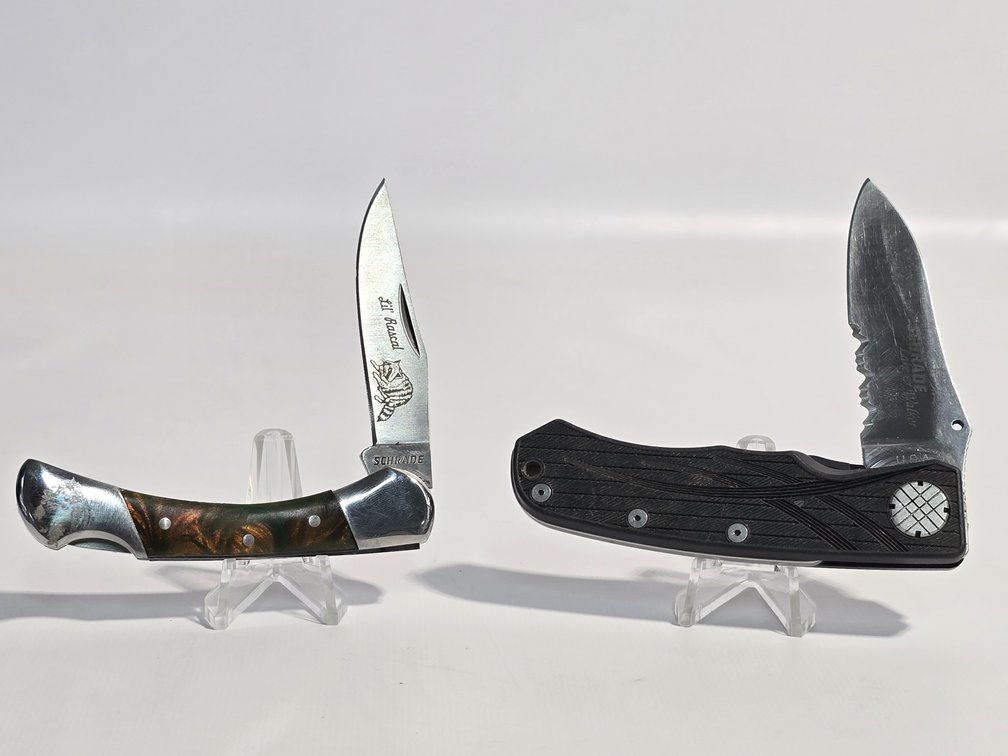 (2) Schrade Pocket Knives