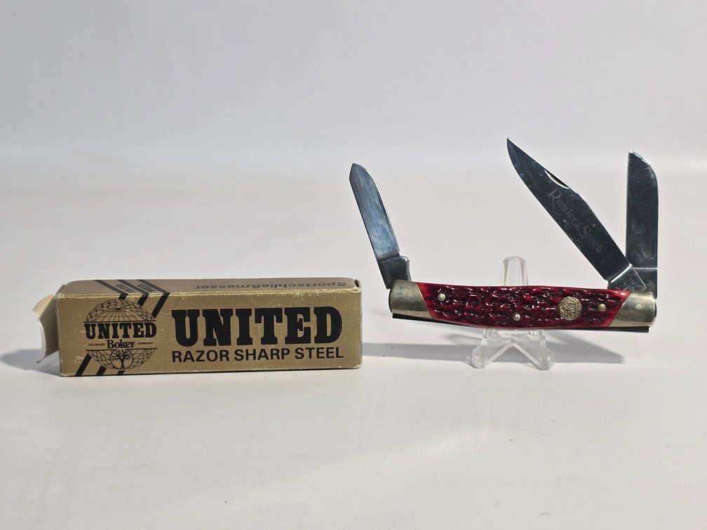 Boker Rustler's Stock 3 Blade Knife w/ Box