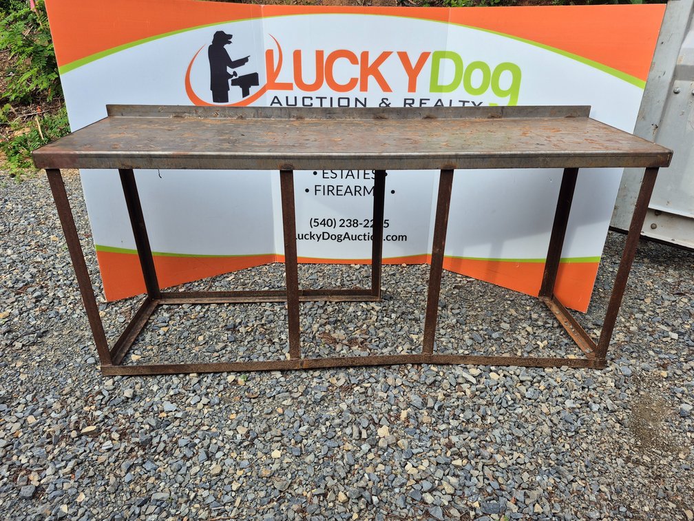 Heavy Duty Metal Work Bench Measures - 34" Tall × 72.5" Wide × 20.5" Deep